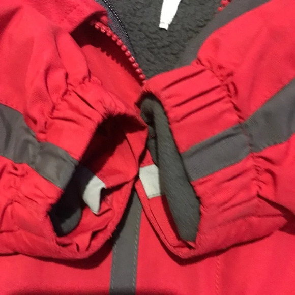 L.L. Bean Kids Red Gray 3 in 1 Classic Jacket - Picture 7 of 15